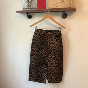 Animal Print Skirt